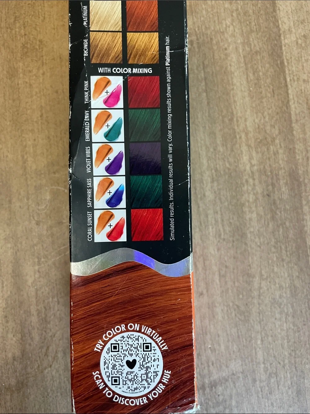 Lot of 5 Semi Permanent Hair Dye. Various Brands. New Unopened Items.